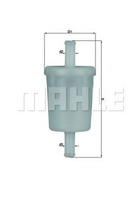 Фільтр тонкого очищення палива Mahle Original KL260OF ціна, від 1.91 USD